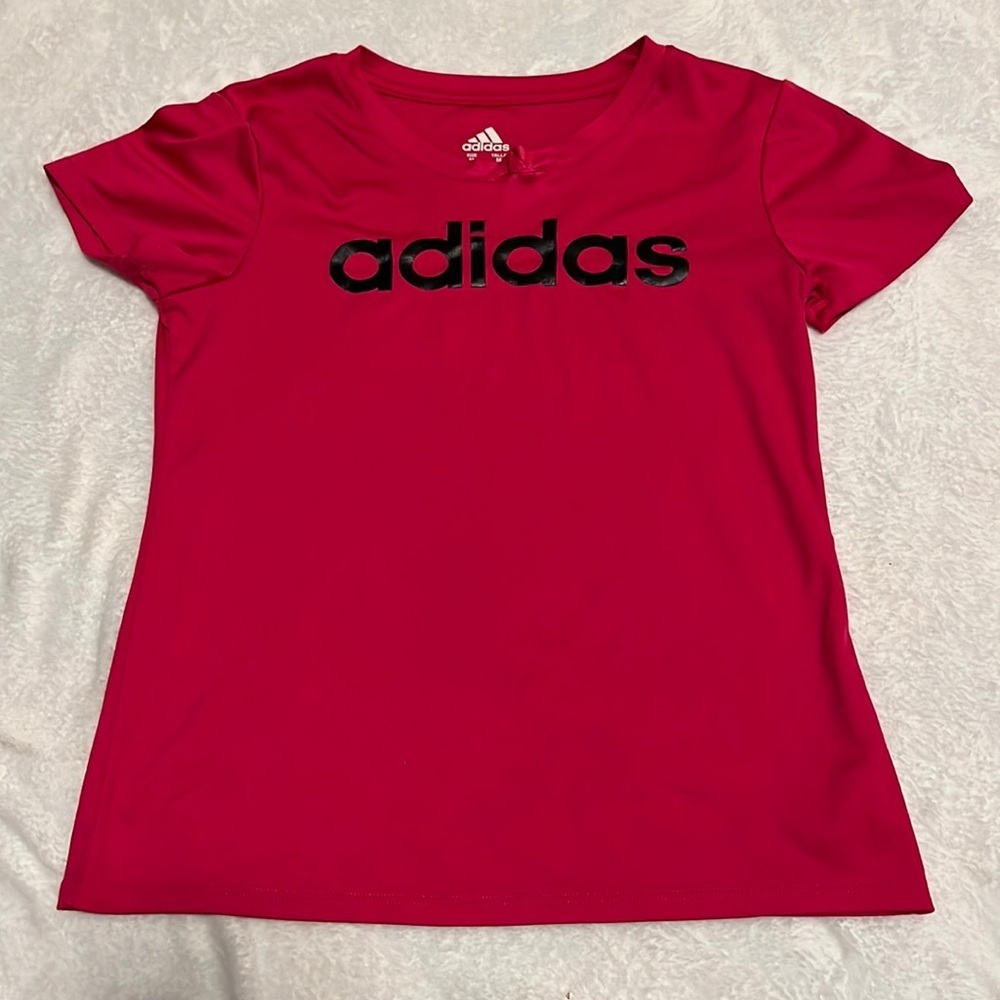 Adidas girls hot pink Dri-fit
